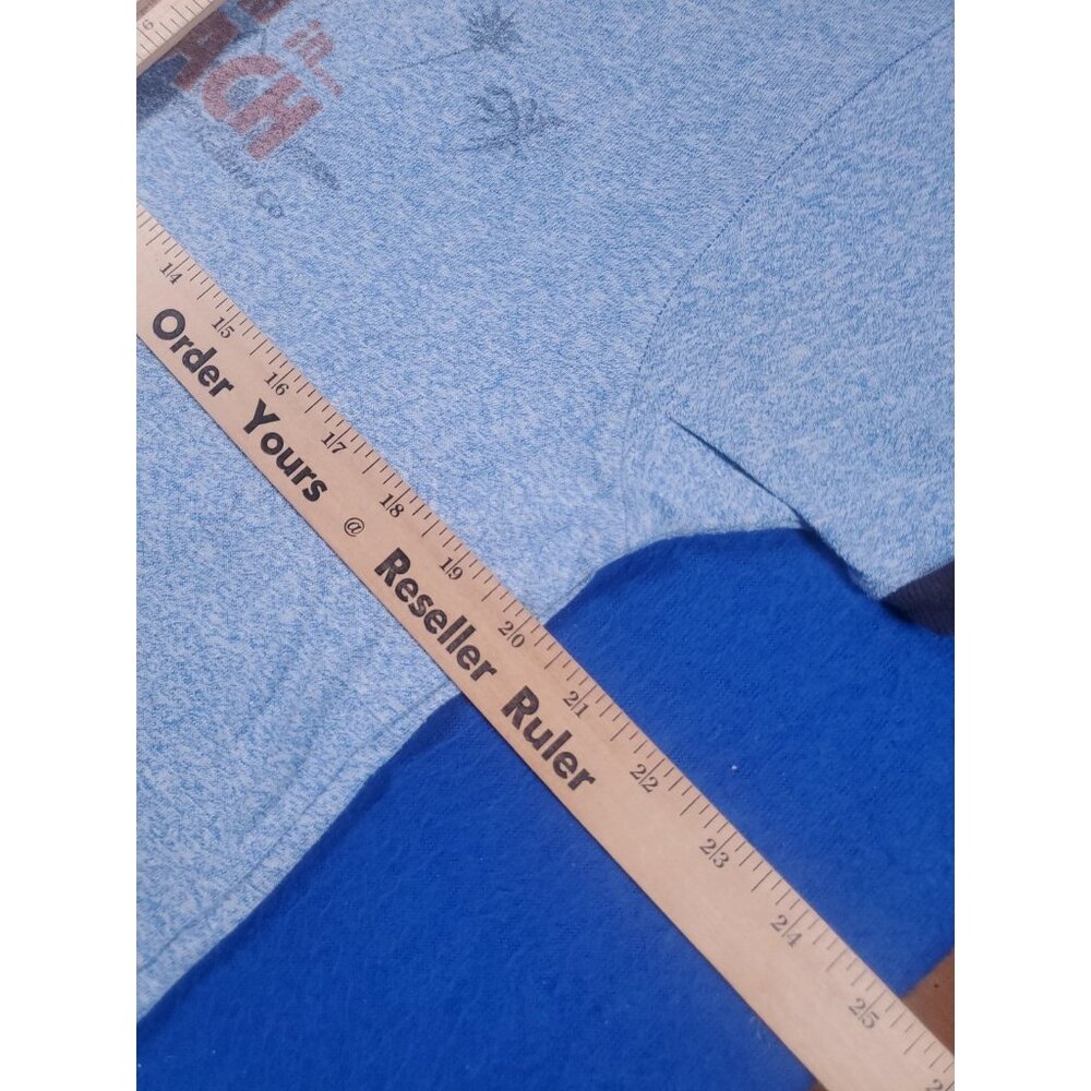 Vintage Hollister Ocean Beach Blue T-Shirt Men's Size Large - Picture 11 of 14